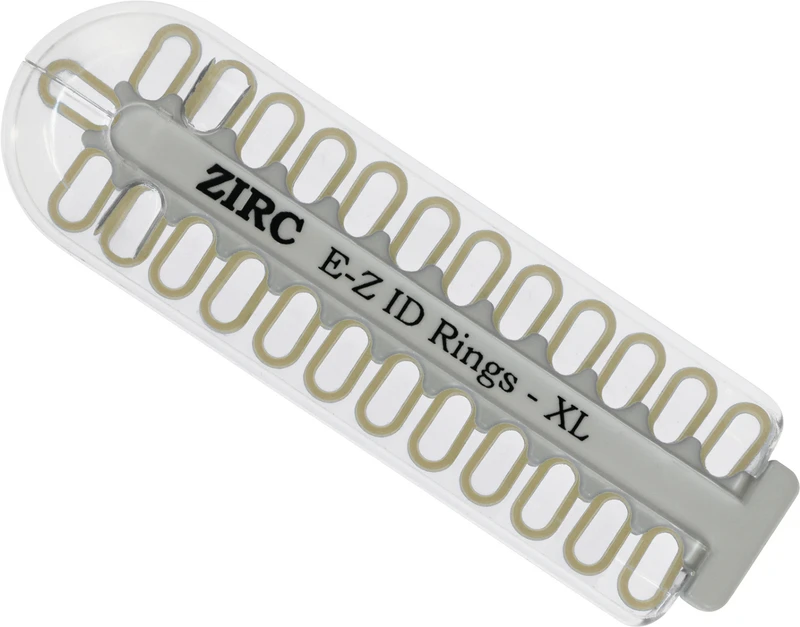 EZ-ID Markierungsringe  Packung  25 Stück beige, Ø 9 mm