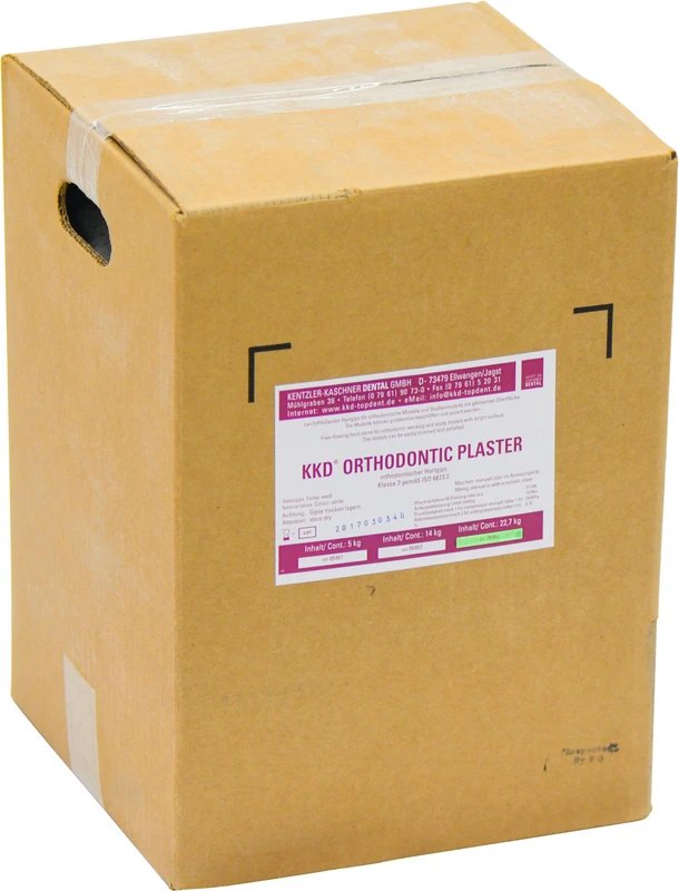 KKD® Orthodontic Plaster  Karton  22,7 kg super-weiß