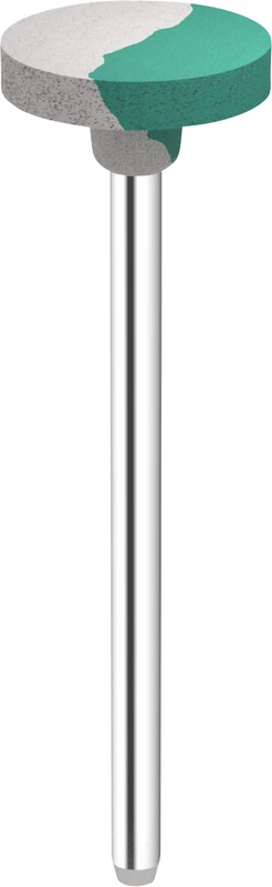 Omnipol für Zirkon\Keramik  Packung  3 Stück grün\weiß grob, HP, Rad klein, Ø 12 x 2,4 mm