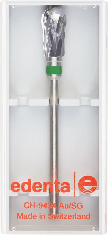 HM-Fräser Schliff 50  Stück  Kreuzverzahnung, grün grob, HP, Figur 237, 12 mm, ISO 060