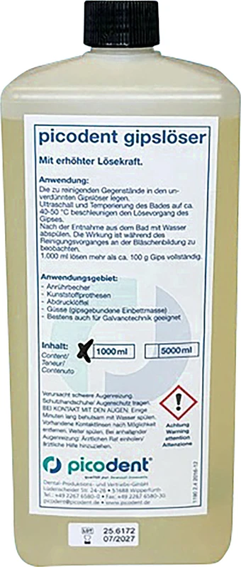 picodent Gipslöser  Flasche  1 Liter