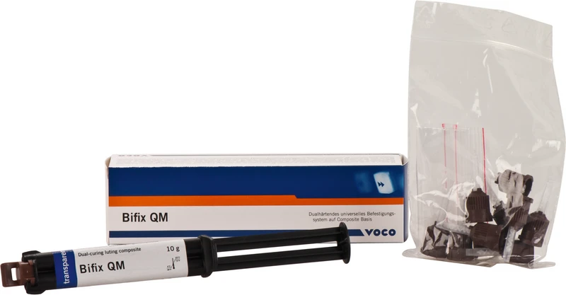 Bifix QM  Packung  10 g Spritze transparent, Zubehör