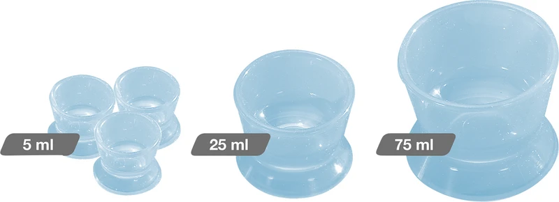 EVE Mix Anmischbecher  Packung  3 Stück für 5 ml