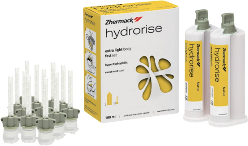 Hydrorise Extra Light Body  Packung  2 x 50 ml Doppelkartusche fast