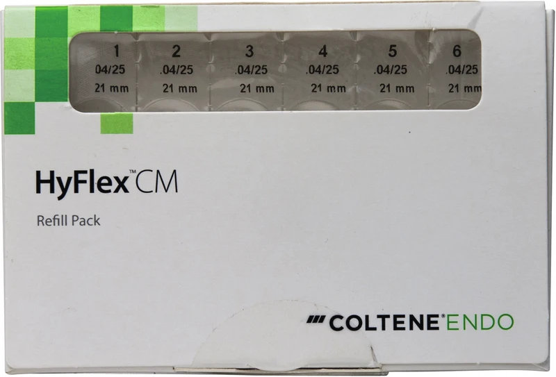 HyFlex® CM  Packung  6 Stück 21 mm, Taper.04 ISO 025