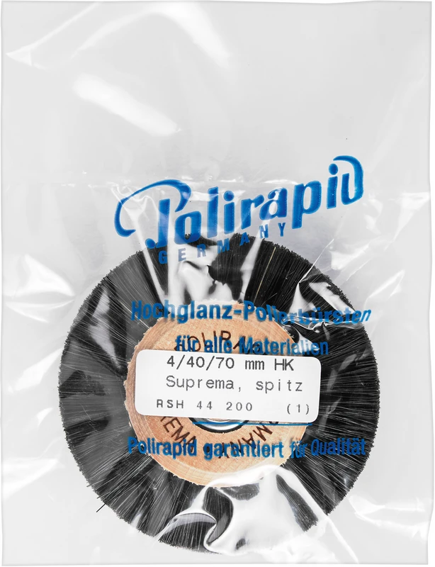 Suprema Rundbürsten  Stück  mit Holzkern, 4-reihig, spitz, Kern: 40 mm, Außen: 70 mm