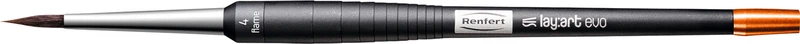 lay:art evo  Stück  Pinsel Größe 4 mit Griff standard, flame