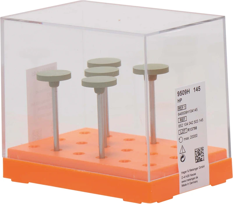 Universalpolierer 9509  Packung  5 Stück grün fein, HP, Figur 042, 2 mm, ISO 145