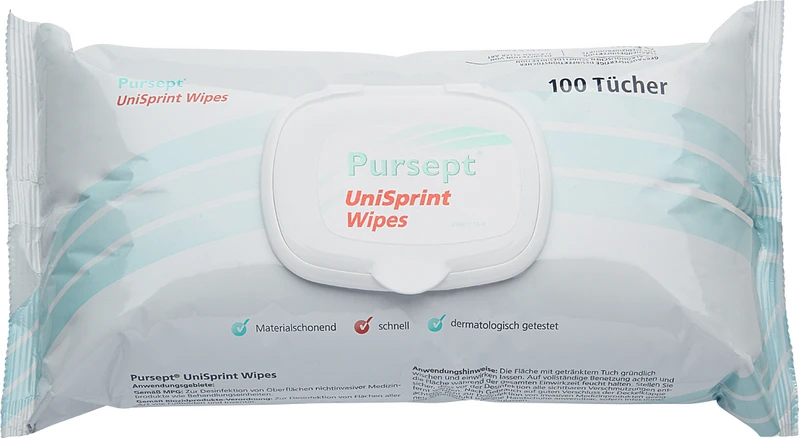 Pursept® Unisprint Wipes  Packung  100 Stück