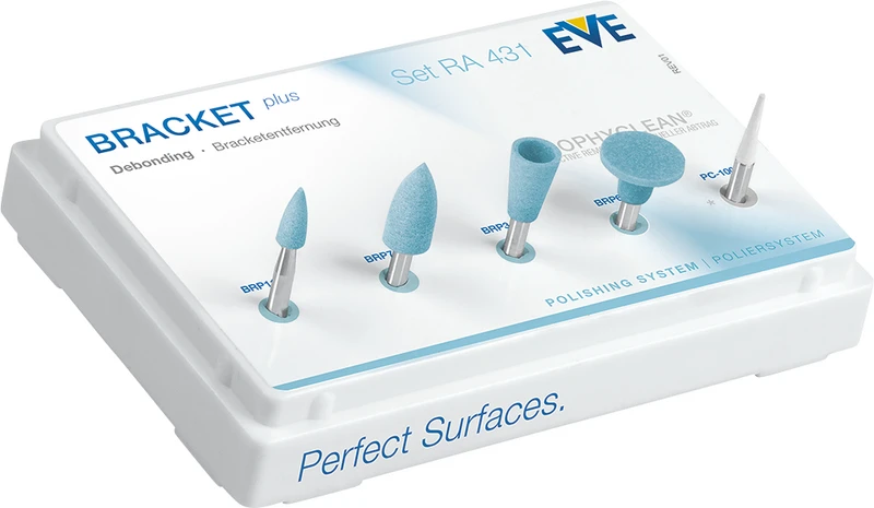 EVE BRACKET PLUS  Set  5 Stück (Flamme, Kelch, Kleine Spitze, Linse)