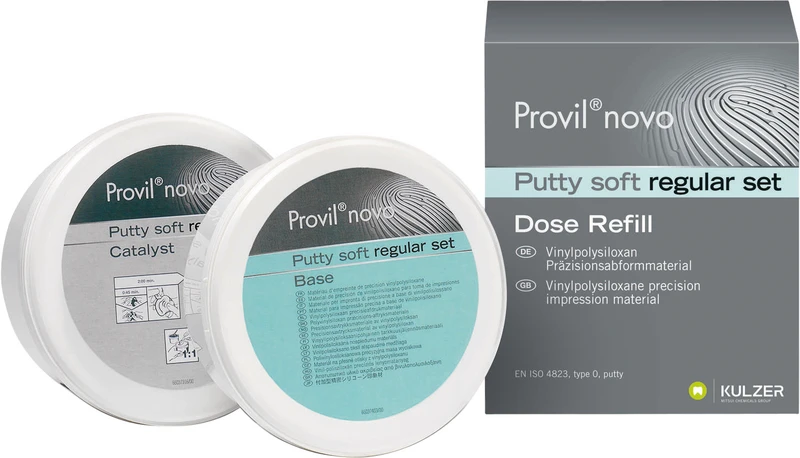 Provil® novo Putty  Packung  450 ml Base, 450 ml Katalysator, Putty Soft regular