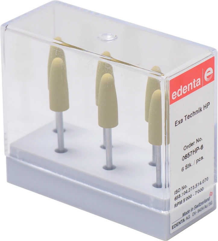 Exa Technique  Packung  6 Stück gelb fein, HP, Figur 273, 20 mm, ISO 070