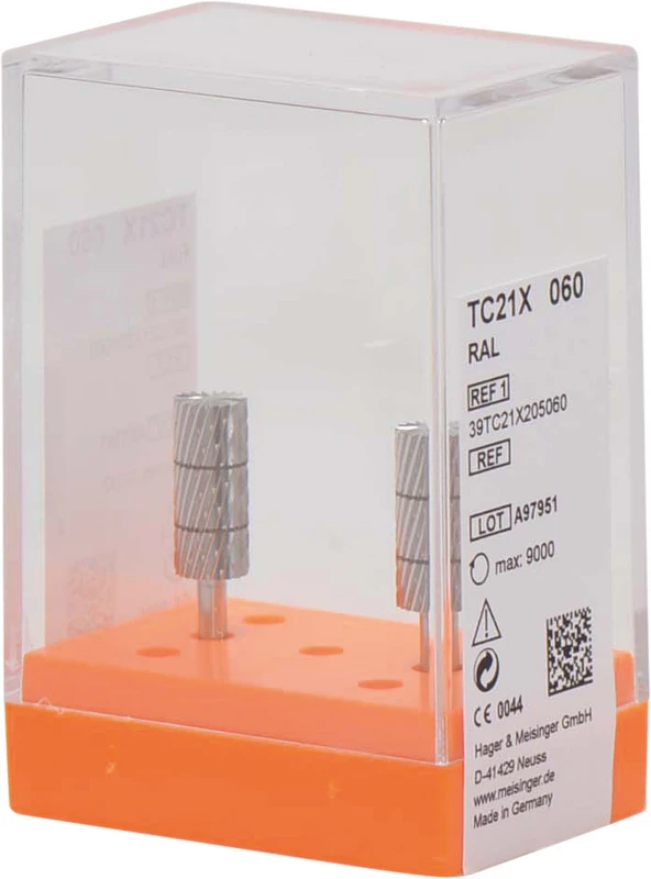 Bone Management  Packung  2 Instrumente Figur TC21X, L 14 mm, ISO 060, 205