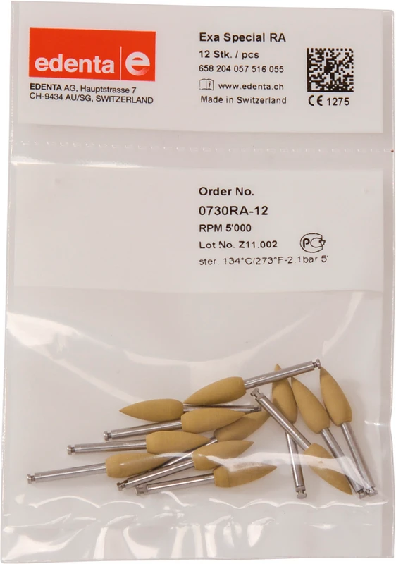 Exa Special  Packung  12 Stück gelb, RA, Figur 057, 14 mm, ISO 055