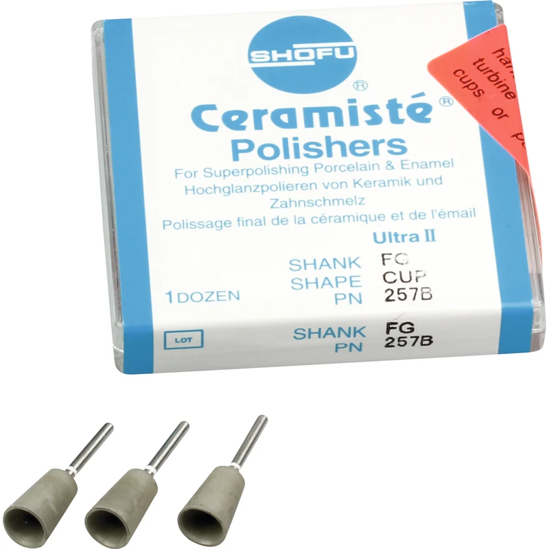 Ceramisté  Packung  12 Stück weiß ultra II, FG, Figur Kelch, ISO 065