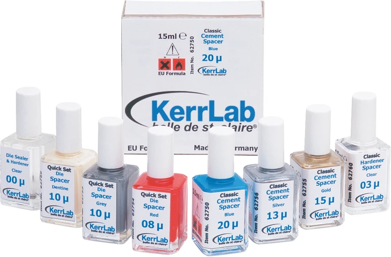 belle de st. claire® Die Spacer  Flasche  15 ml Classic Cement Spacer blau, 20 µm