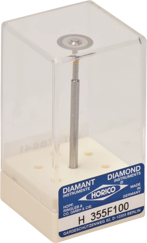 SUPERDIAFLEX® 355  Stück  doppelseitig, sehr flexibel, gelb extra-fein, HP, Figur 355 F, 0,15 mm, ISO 100