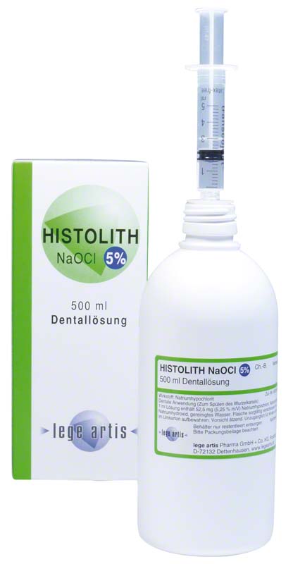 HISTOLITH NaOCl 5%  Flasche  500 ml Lösung mit ESD-Entnahmesystem