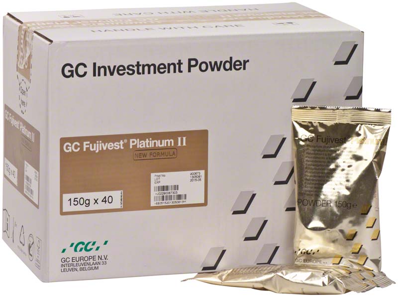 GC Fujivest® Platinum II  Karton  40 x 150 g Beutel