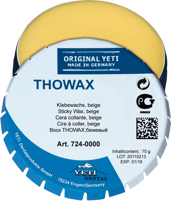 THOWAX Klebewachs  Dose  70 g, beige