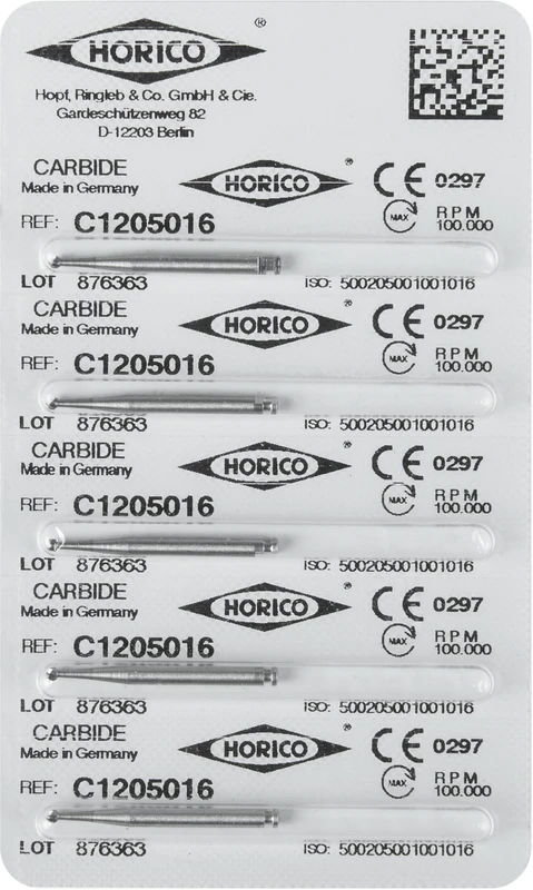 HM-Bohrer C1  Packung  5 Stück RAL, Figur 001, ISO 016