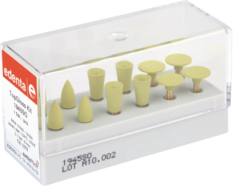 TopGloss  Kit  12 Stück (4 x 20032, 4 20035, 4 x 20038), gelb, RA