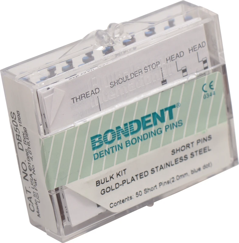 BONDENT® Pins  Bulkpackung  50 Pins blauer Punkt