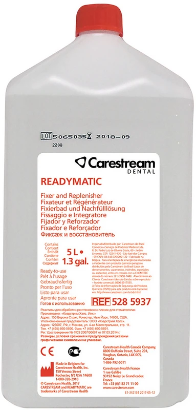 Dental Readymatic Chemie  Packung  1 Fixierkonzentrat, 1 Nachfülllösung, für 2 x 5 l Lösung