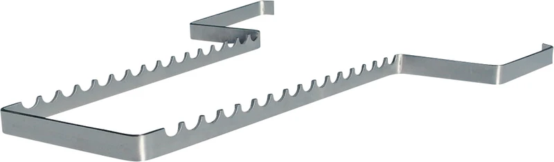 Norm-Tray Edelstahl  Stück  Instrumentensteg Edelstahl