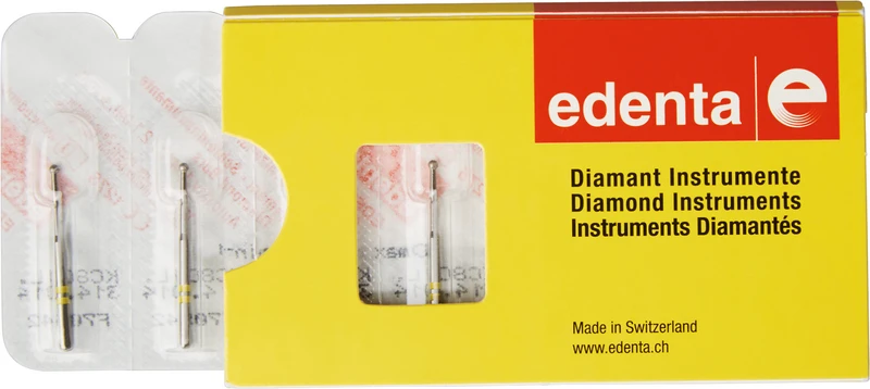 K-Diamanten FG  Packung  5 Stück 2 x gelb, FG, Figur 697, ISO 014