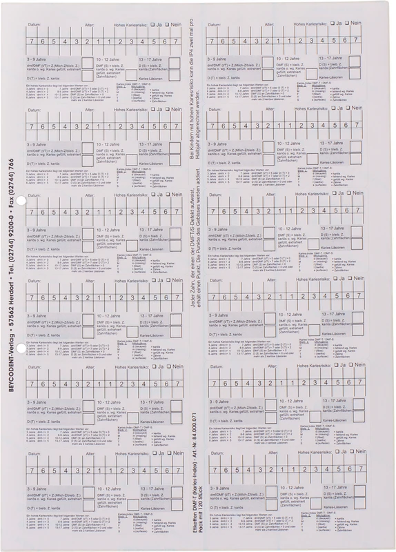 DMF-T-Dokumentation-Etiketten   Packung  120 Stück