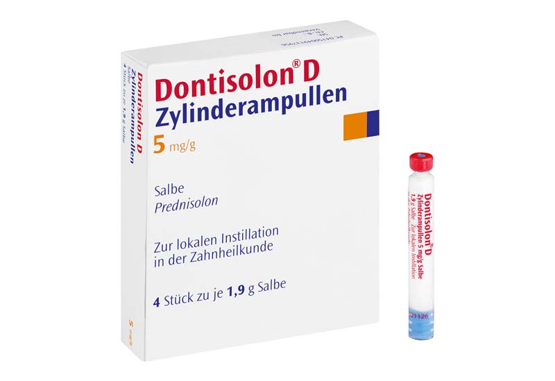 Dontisolon® D  Packung  4 x 1,9 g Zylinderampulle Salbe