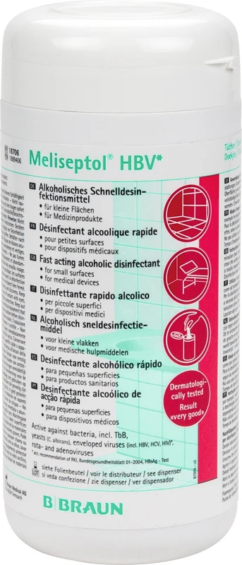Meliseptol® HBV®-Tücher  Dose  100 Stück