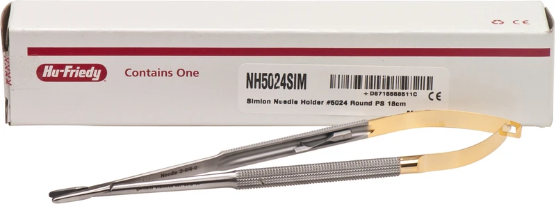 Nadelhalter nach Castroviejo  Stück  NH5024SIM 18 cm, rund\gezackt