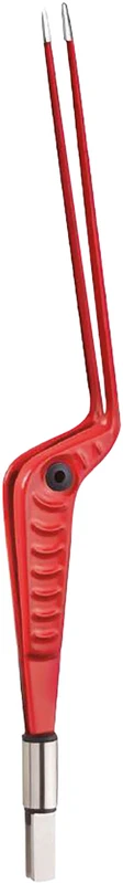 Bipolare-Pinzetten  Stück  17 cm, marSIGHT, bajonettförmig, Spitzenbreite: 0,6 mm, stumpf, rot