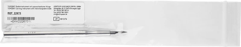 TOPDENT Radierinstrument  Stück  Instrument mit auswechselbarer Klinge