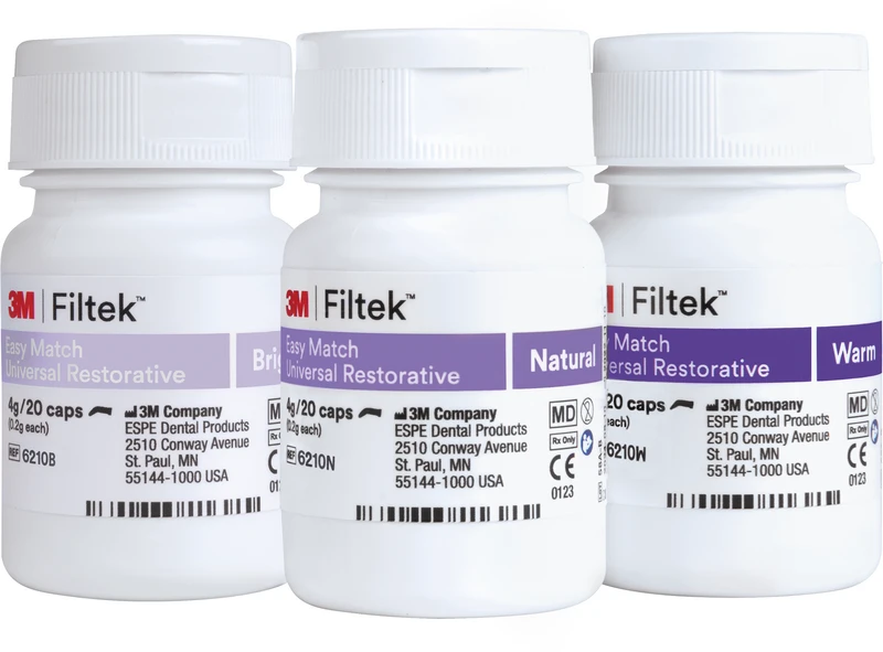 3M Filtek Easy Match Universal Komposit  Intro Kit  60 x 0,2 g Kapsel (bright, natural, warm)