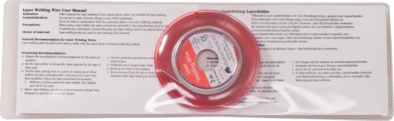 Laser Schweißdraht   Rolle  2 Meter Draht, 0,5 mm
