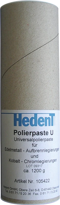 Polierpaste  Packung  ca. 1,2 kg U-grau