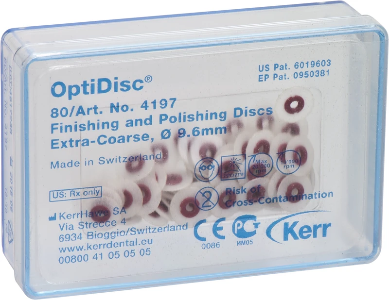 OptiDisc®  Nachfüllpackung  100 Stück unmontiert, dunkelbraun extra grob, Ø 9,6 m