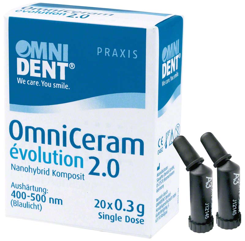 OmniCeram évolution 2.0  Packung  20 x 0,3 g Single Dose A3