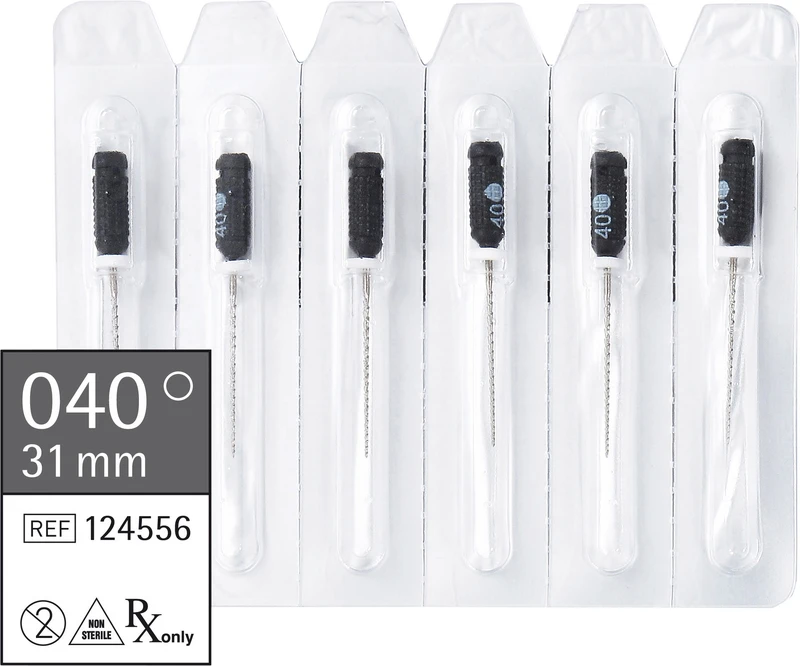 smart Hedstroemfeilen  Packung  6 Stück 31 mm ISO 040