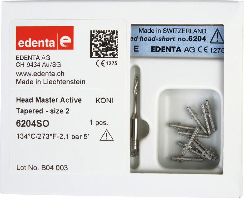 HeadMaster konisch, Aktiv  Sortiment  Gr. 2, kurz