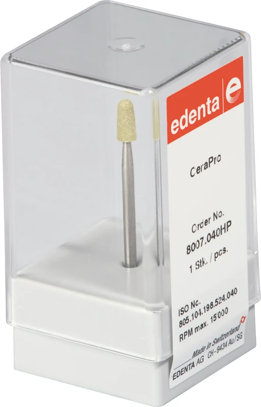 CeraPro  Stück  blau mittelgrob, HP, Figur 198, 8 mm, ISO 040
