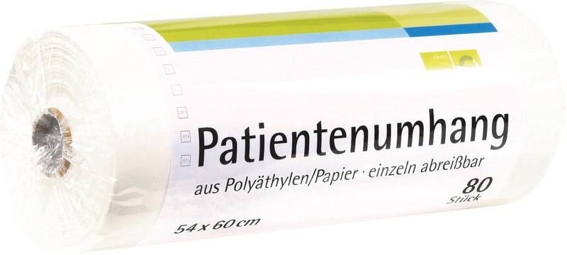 smart Patientenumhänge  Rolle  80 Stück weiß, 54 x 60 cm