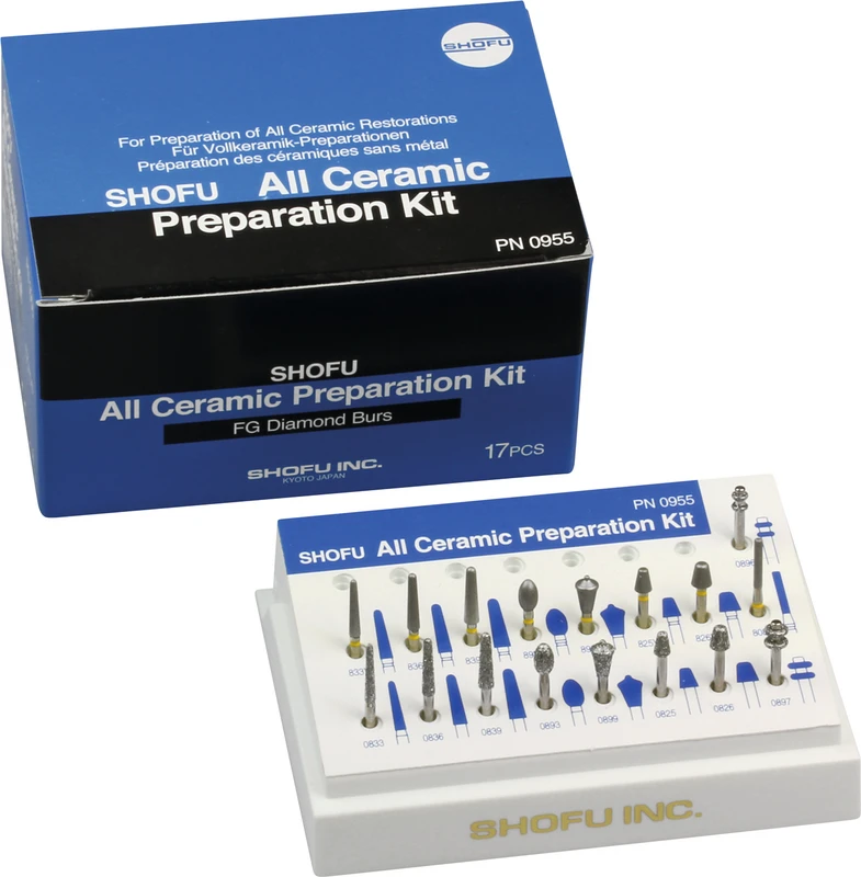 All Ceramic Preperation Kit  Kit  17 Stück