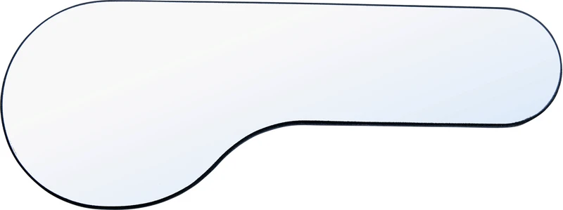 Fotospiegel FS Rhodium  Stück  doppelseitig, 53\31 x 142 mm, ohne Griff