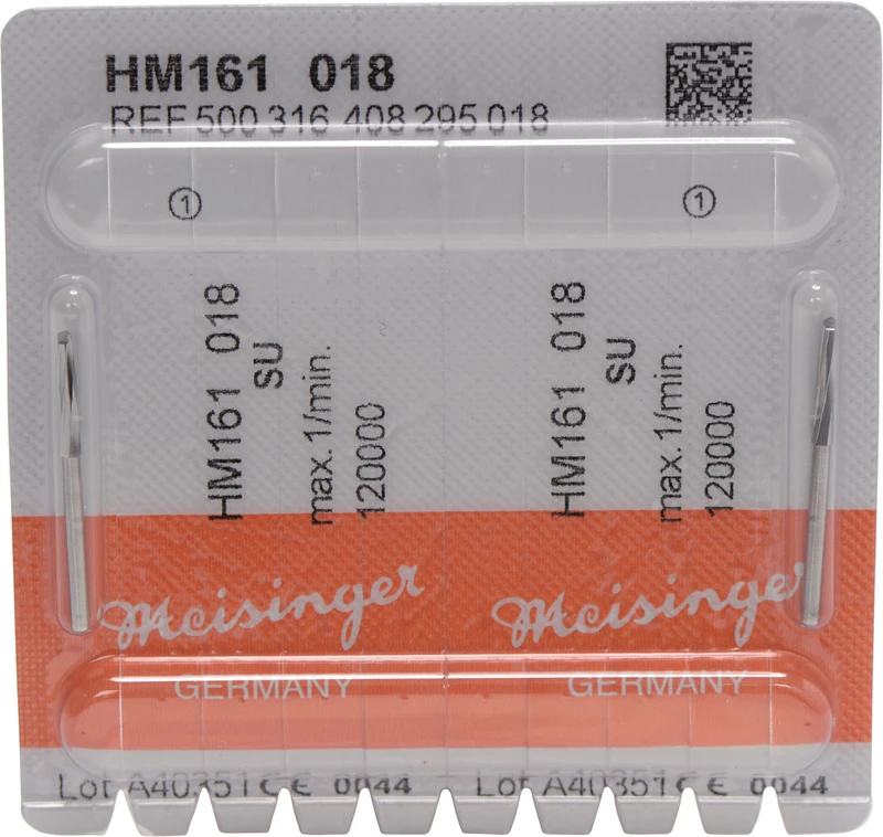 Chirurgie Fräser HM 161  Packung  2 Stück FG XL, Figur 408, 11 mm, ISO 018