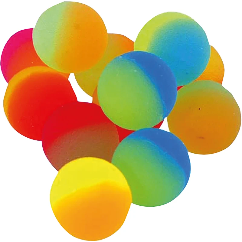 Springbälle Neon  Packung  100 Stück Ø 2,5 cm