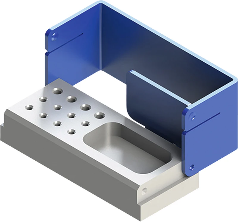 Eco Bloc Plus  Stück  blau, für 14 Löcher (7 x RA, 7 x FG)